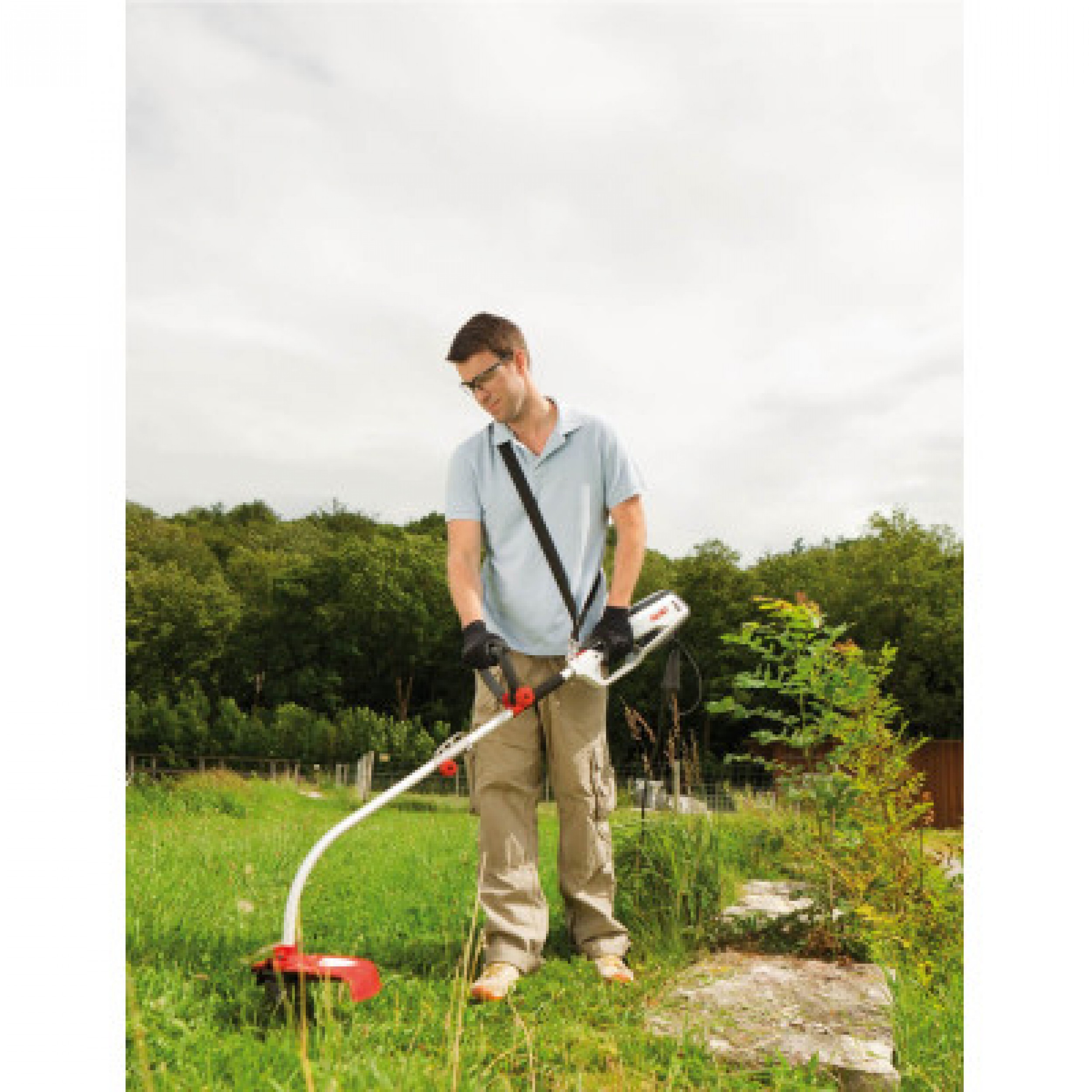 Триммер-электр.1kW.леска35cm.нож23cm.AL-KO BC1000E