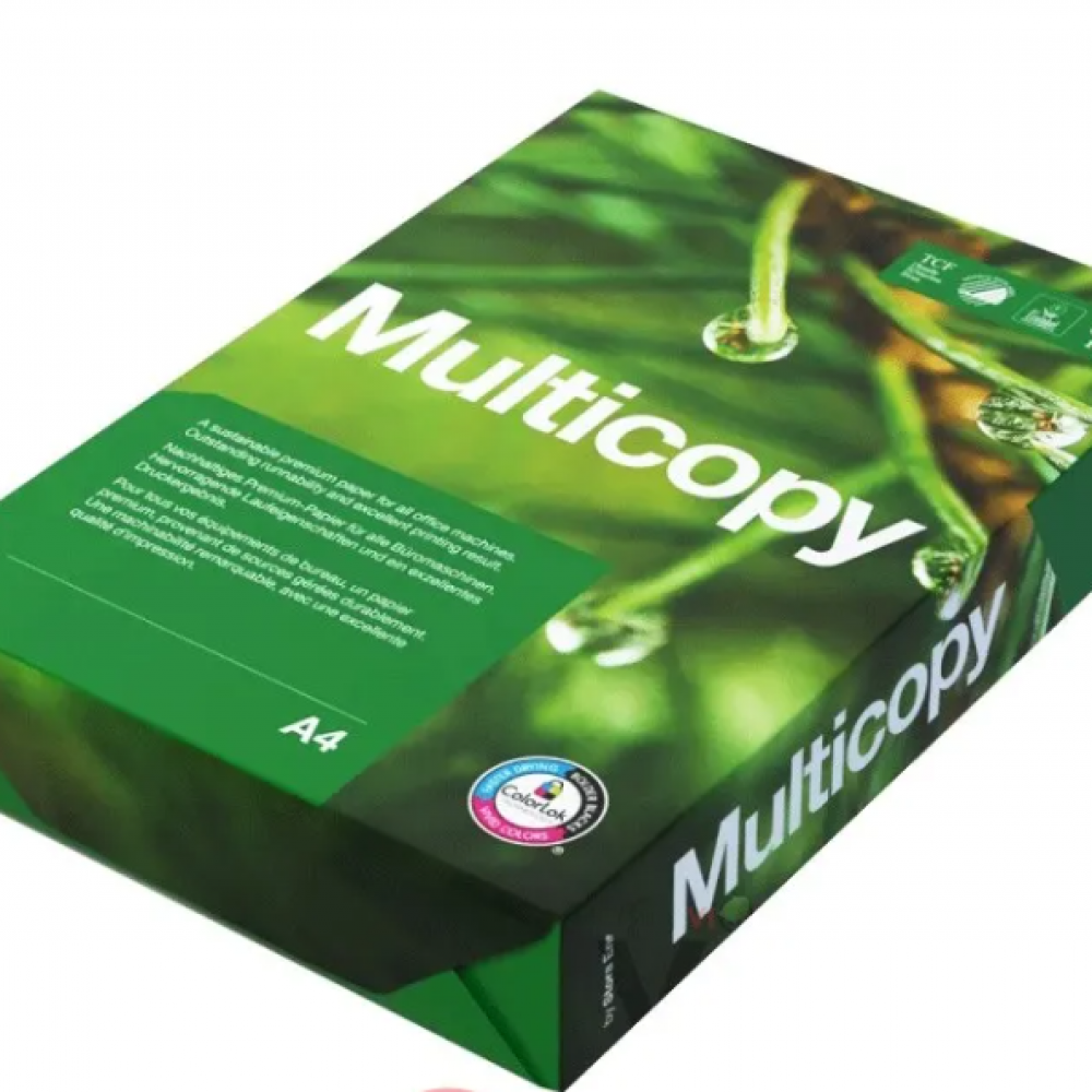 Hârtie pentru copiator A4 MULTICOPY, Clasa A+, 500 file, 100 g/m²