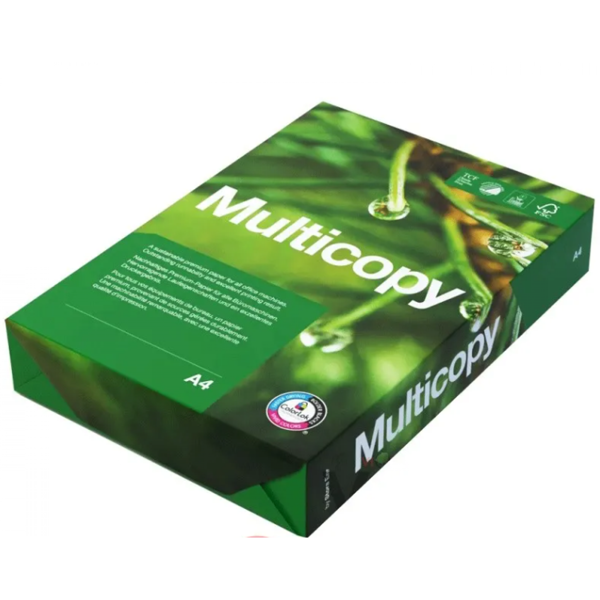 Hârtie pentru copiator A4 MULTICOPY, Clasa A+, 500 file, 100 g/m²