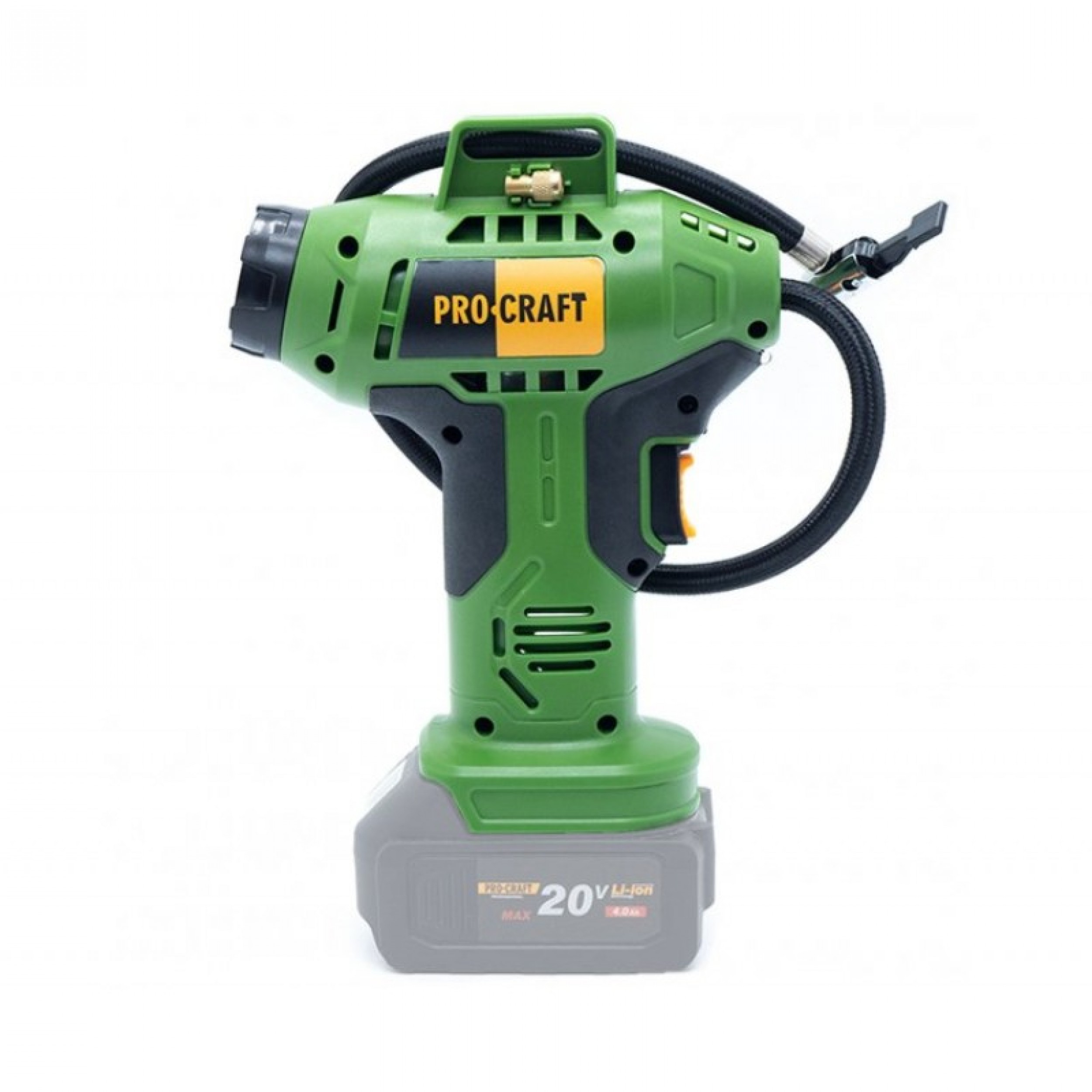 Compresor de aer pe acumulator Procraft LK20 (1 acumulator și încărcător) Compresor de aer pe acumulator Procraft LK20 (1 acumulator și încărcător)