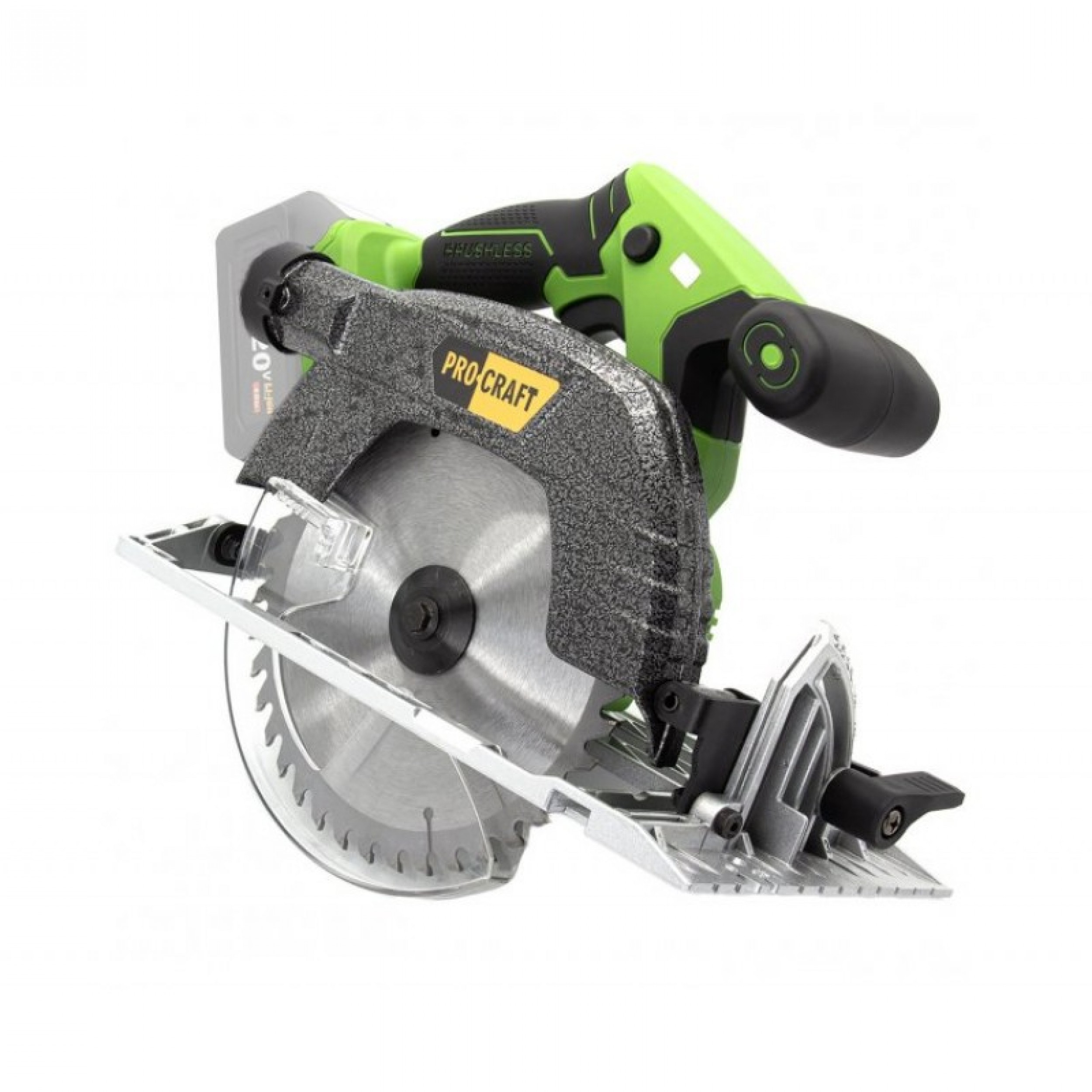 Ferestrau circular pe acumulator fara perii Procraft PCA20 (2 acumulatoare si incarcator)