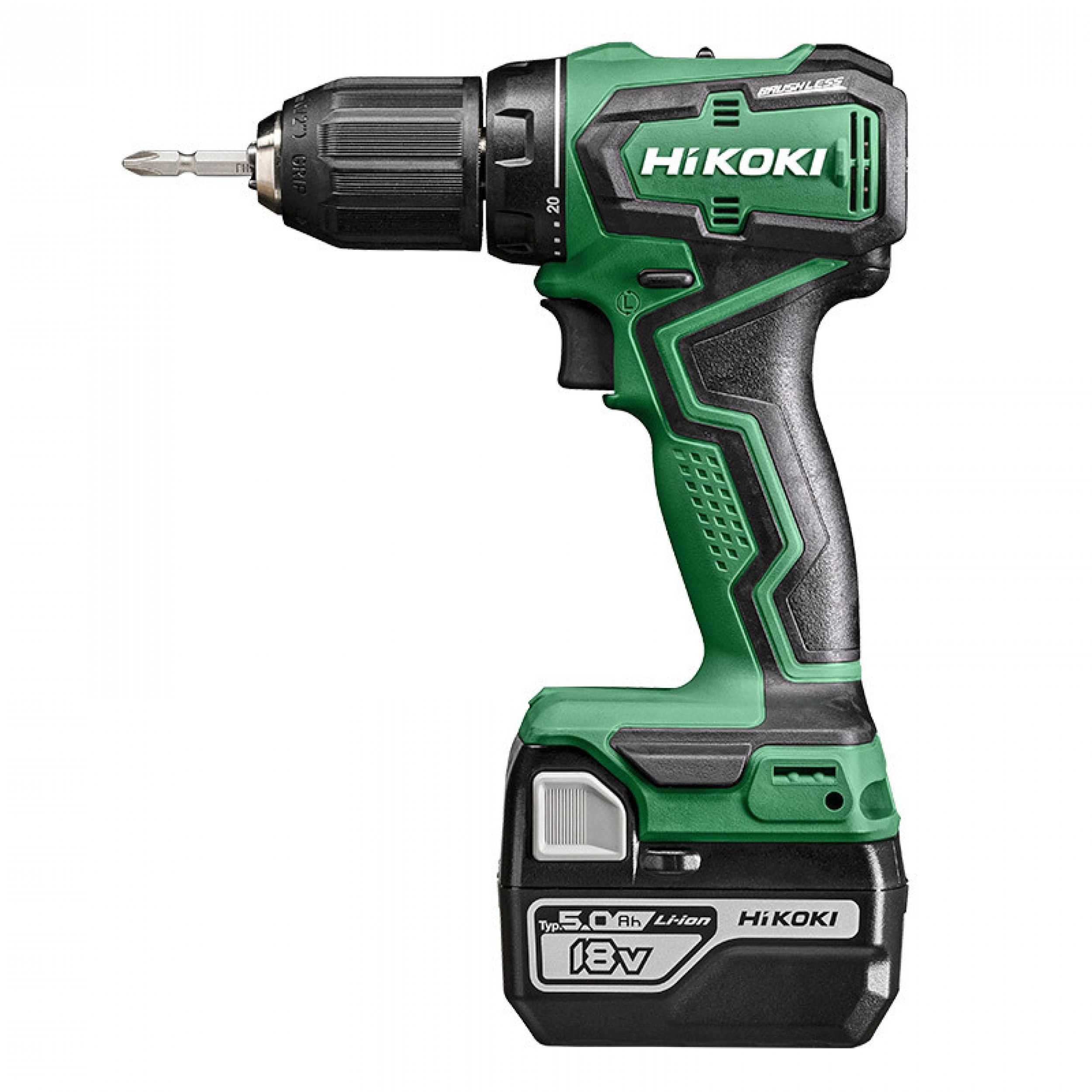 Masina de gaurit si insurubat cu acumulator 18 V, 5.0 Ah Hikoki Masina de gaurit si insurubat cu acumulator 18 V, 5.0 Ah Hikoki