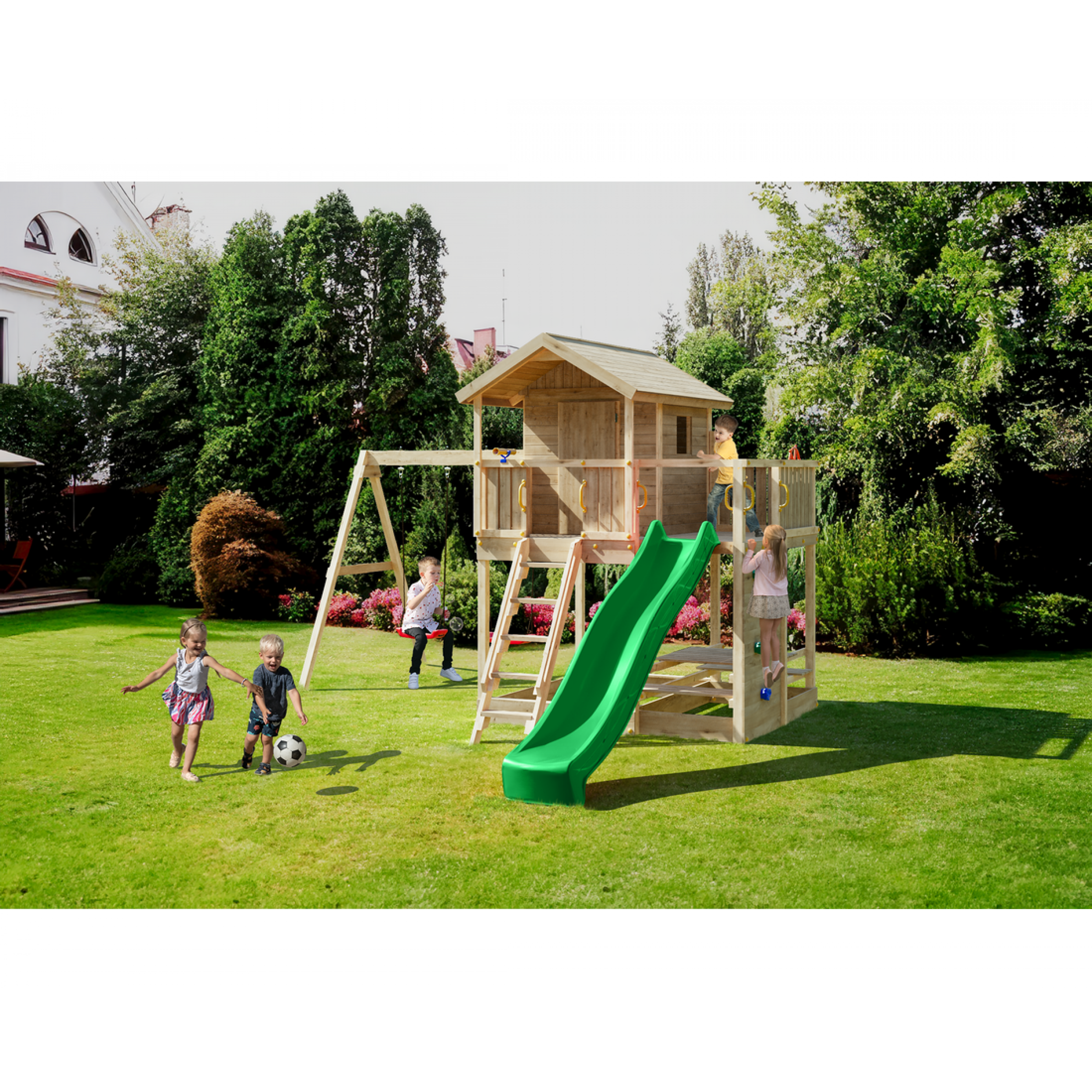 Complex de joacă pentru copii MOONLIGHT SLIDE