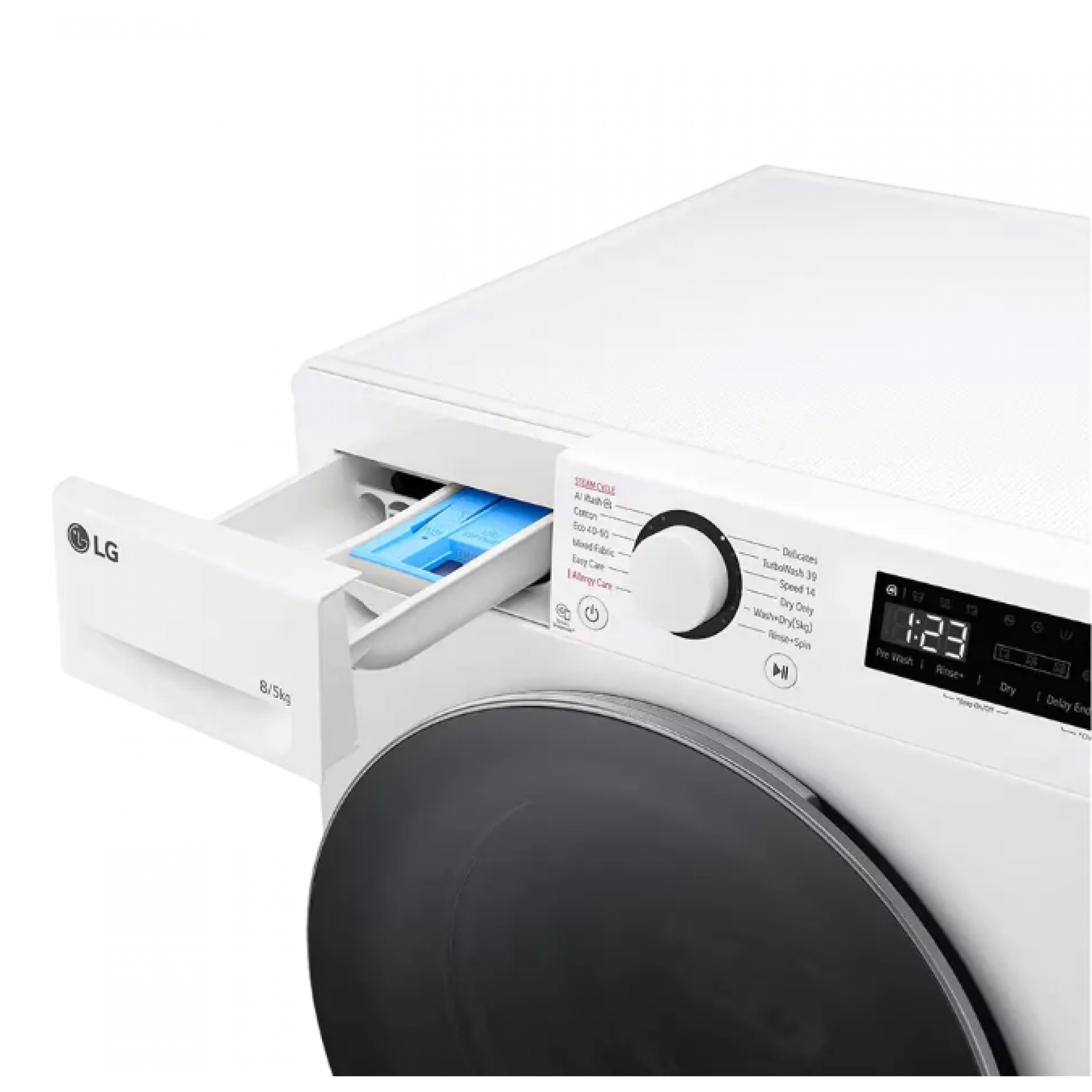 Mașină de spălat cu uscător LG F2DR509S1W 9kg Alb Mașină de spălat cu uscător LG F2DR509S1W 9kg Alb