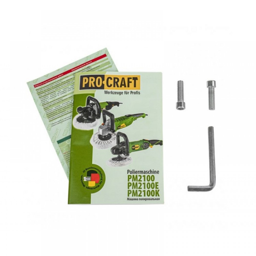 МАШИНА ШЛИФОВАЛЬНАЯ PROCRAFT PM2100K МАШИНА ШЛИФОВАЛЬНАЯ PROCRAFT PM2100K