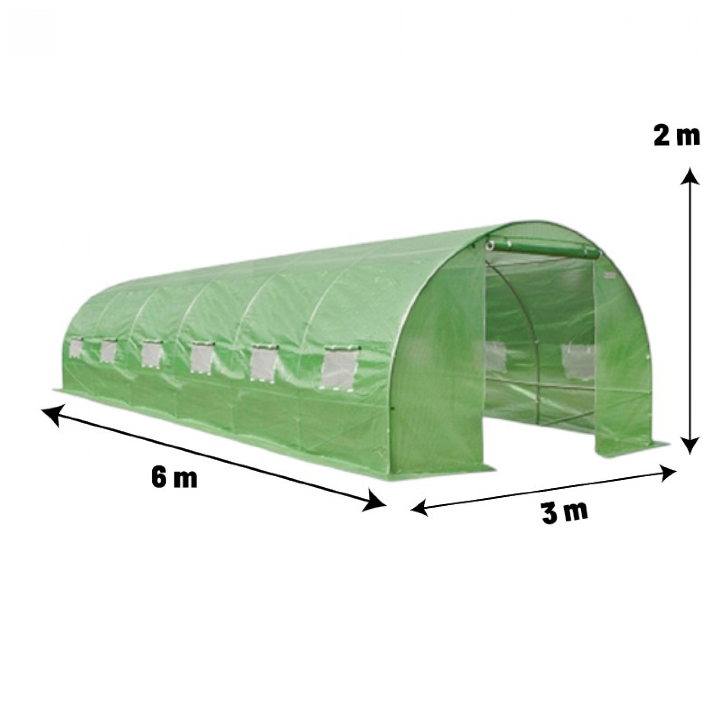 Sera pentru grădină Demetra 6 m × 3 m × 2 m