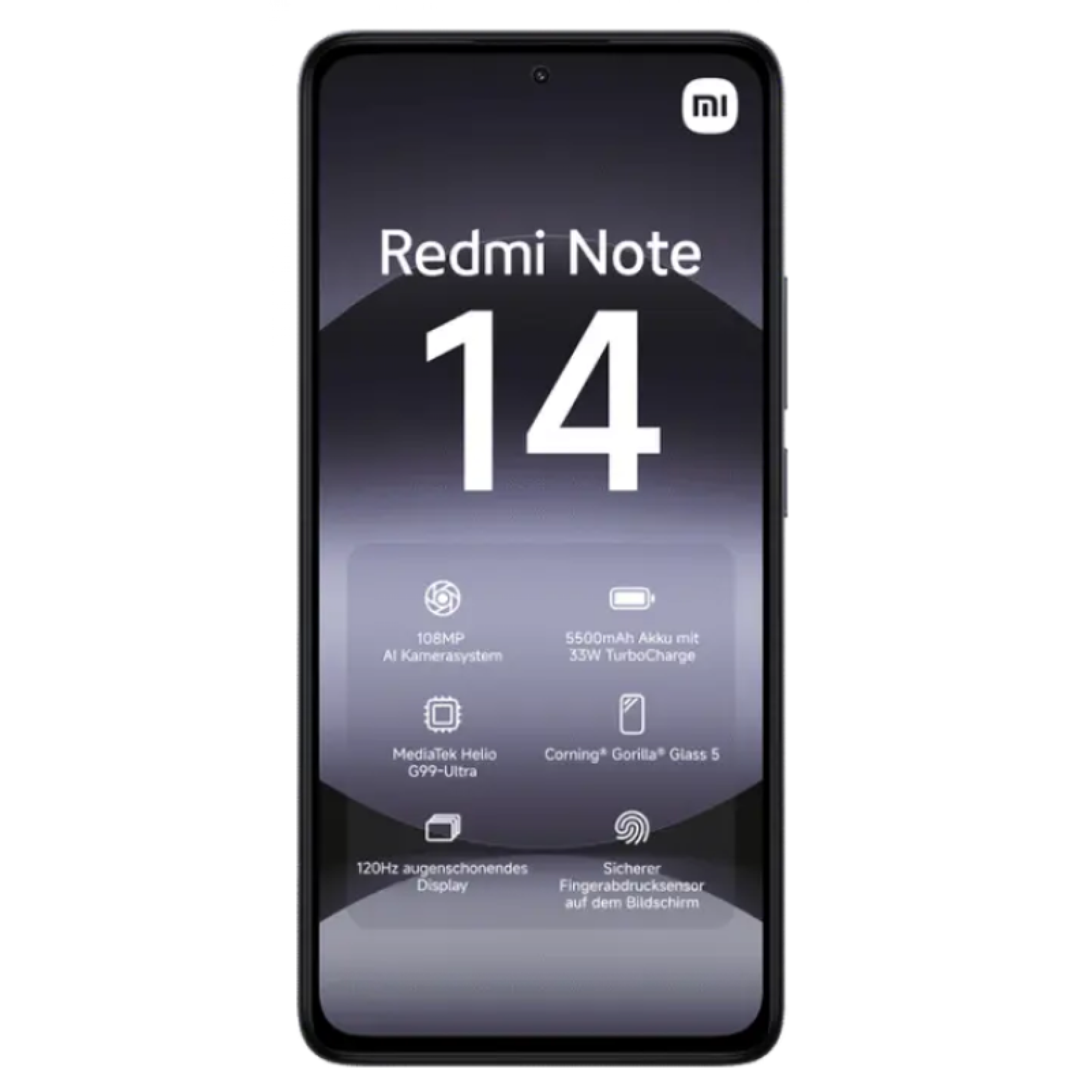Смартфон Xiaomi Redmi Note 14 4G 8Гб/256Гб Чёрный