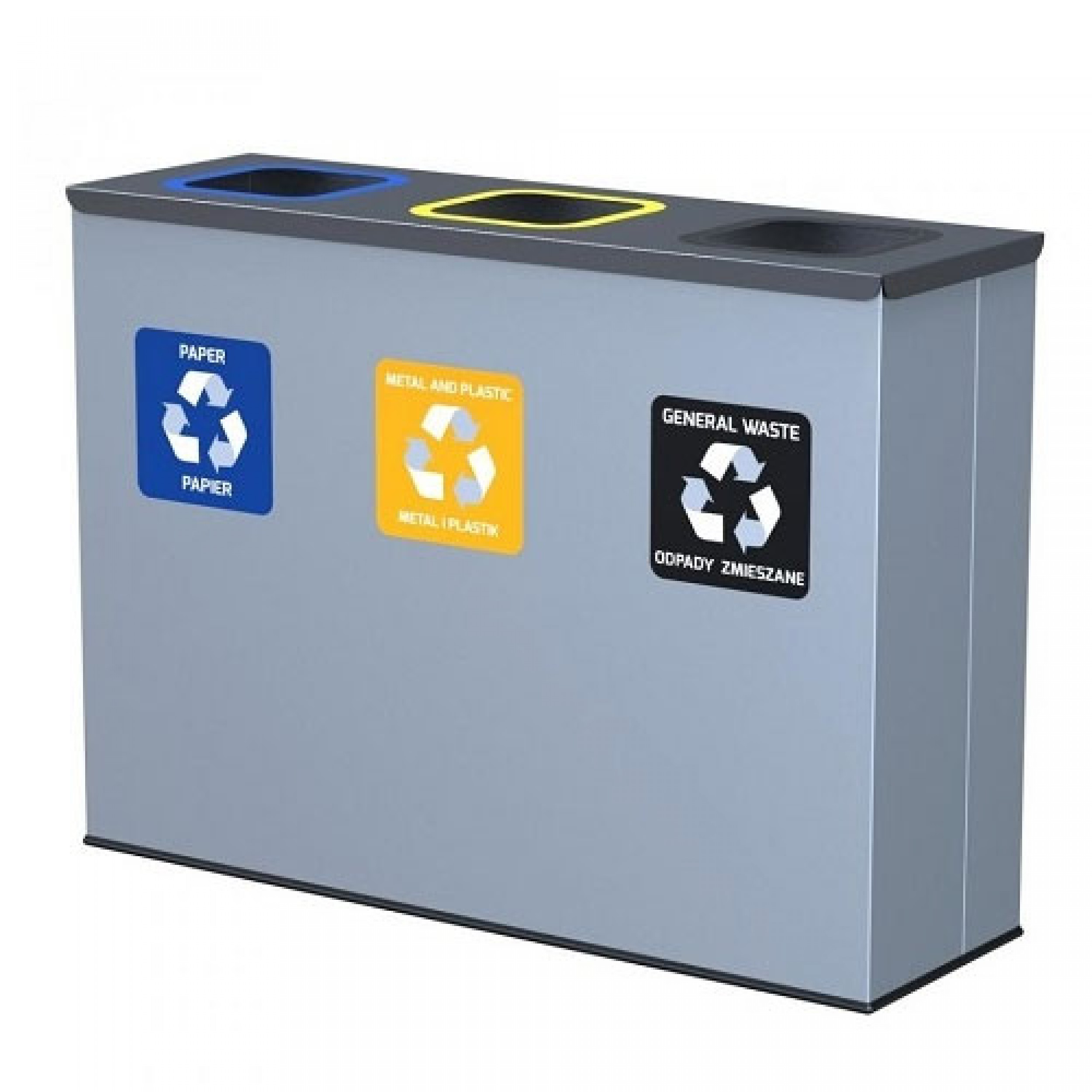 Coș gunoi modular organic 3buc, 70L Coș gunoi modular organic 3buc, 70L