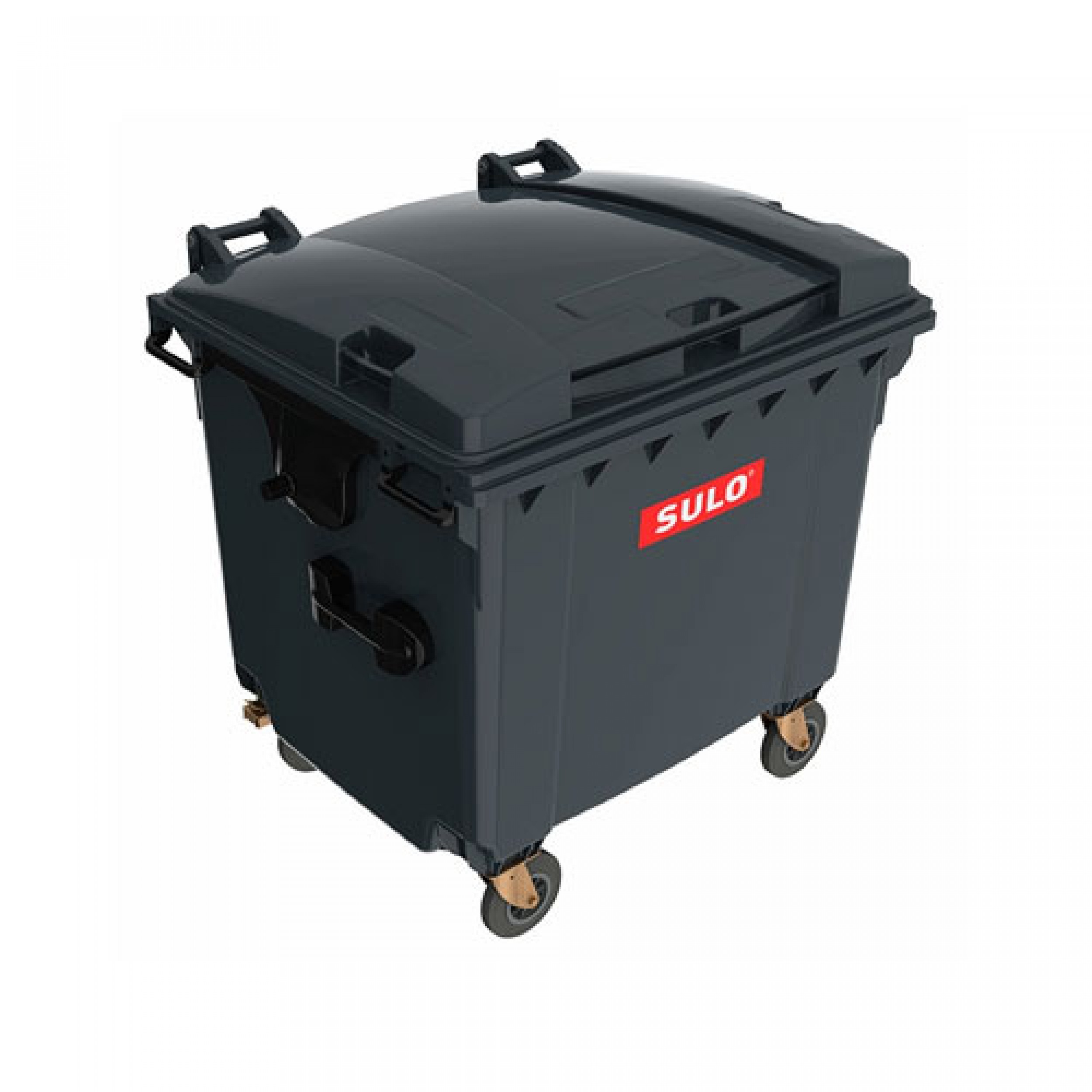 Tomberon plastic pentru deșeuri MGB 1100L, Negru