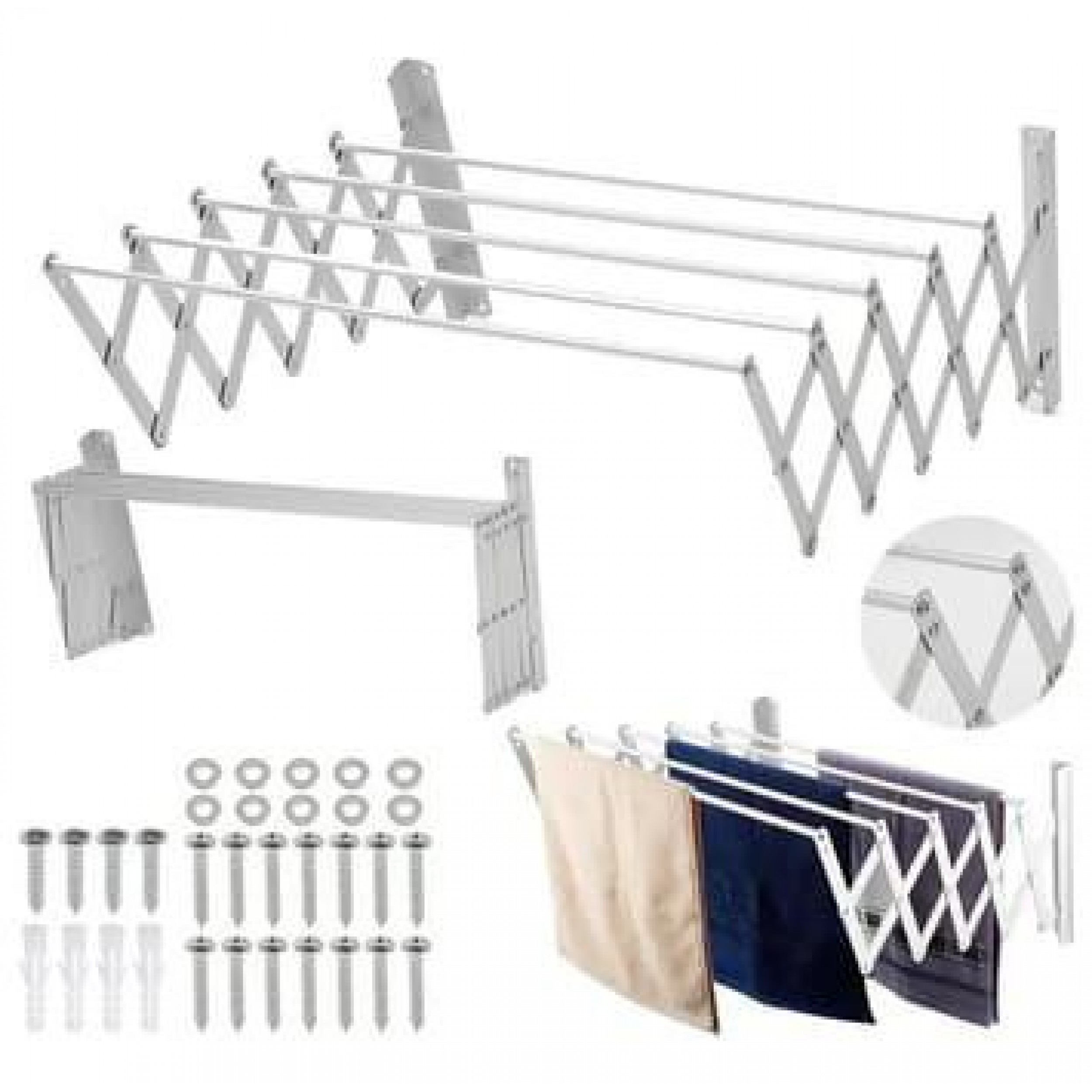 Uscător pentru rufe pliabil, minimalist, smart 100 cm Uscător pentru rufe pliabil, minimalist, smart 100 cm