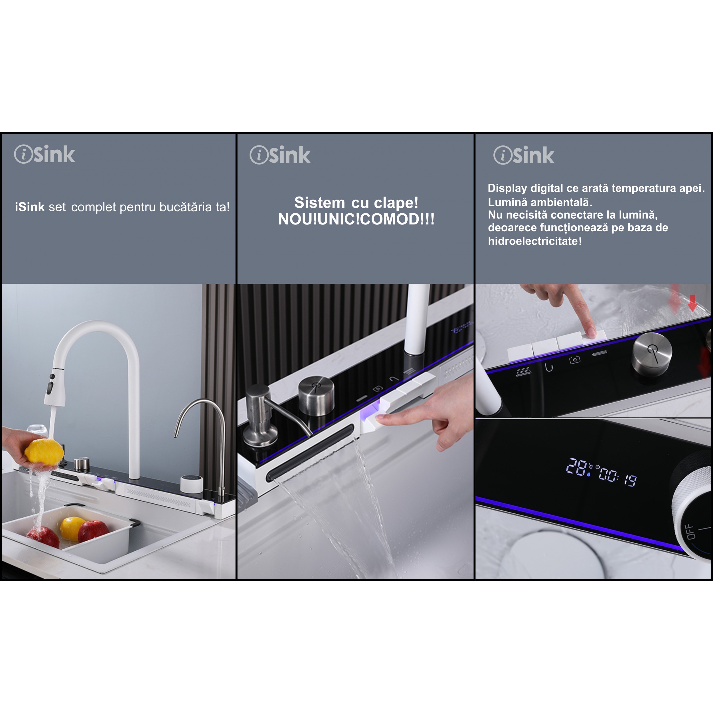 Chiuvetă multifuncțională iSink p31 Alb 1305892