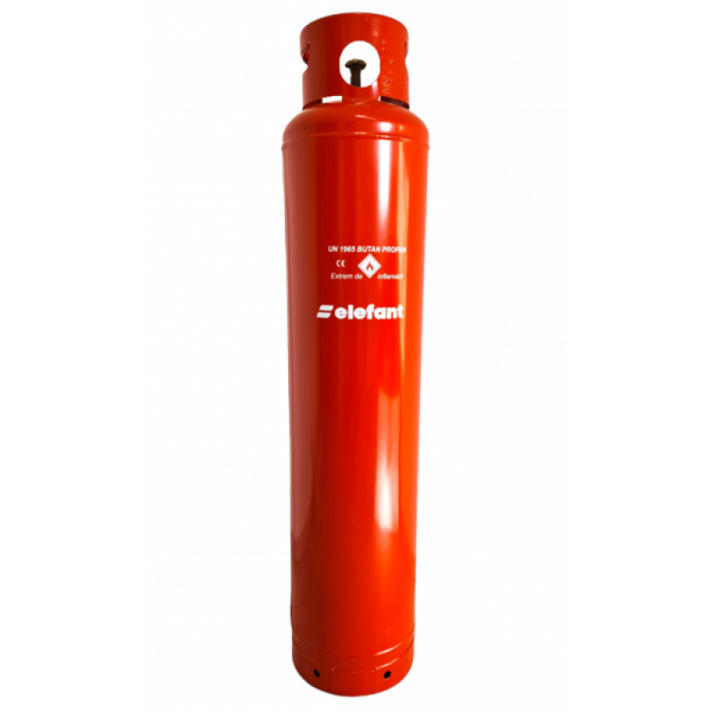 Металлический походный баллон ELEFANT GPL 12 л, 5 кг, 1/2 резьбы