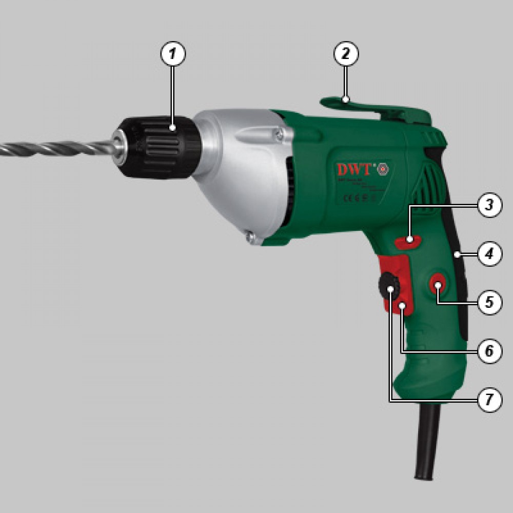 Дрели ударная DWT  BM-600 