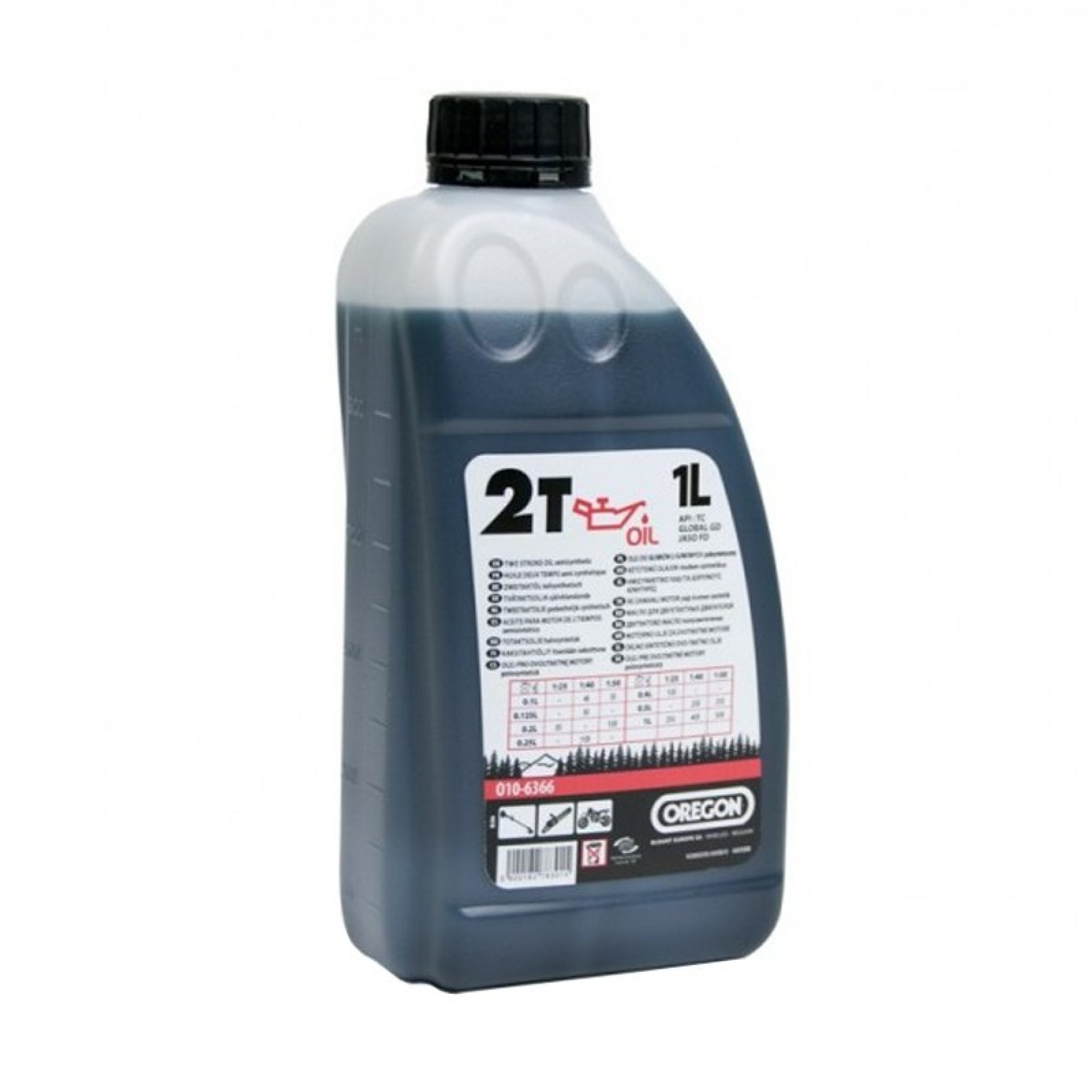Масло моторное 2Т OREGON 1л Цвет Зеленый